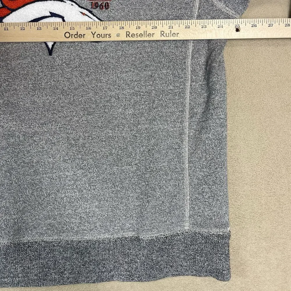 Tommy Bahama Sweatshirt Mens XL Gray Denver Broncos NFL Long‎ Sleeve Knit